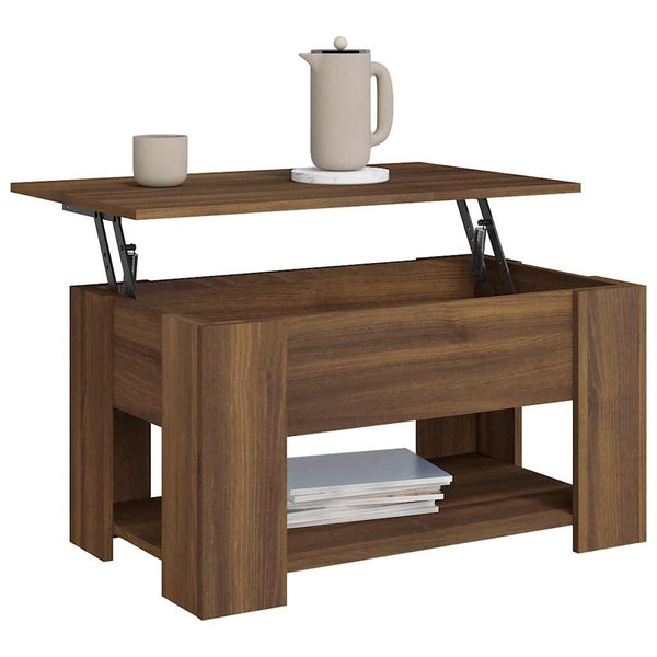 Couchtisch Braun Eichenoptik 79x49 cm