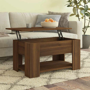 Couchtisch Braun Eichenoptik 79x49 cm