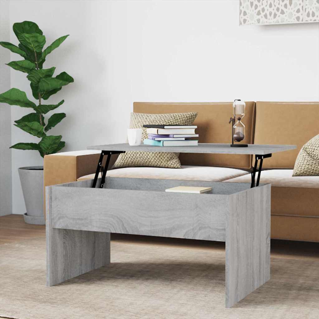 Couchtisch Grau Sonoma 80x50,5 cm