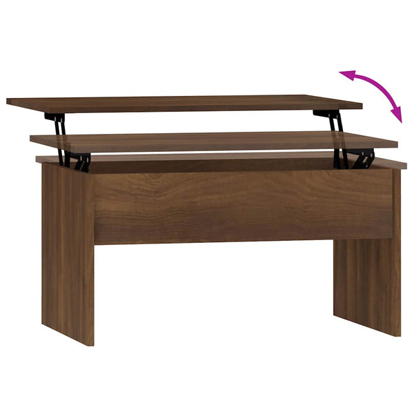 Couchtisch Braun Eichen-Optik 80x50,5 cm