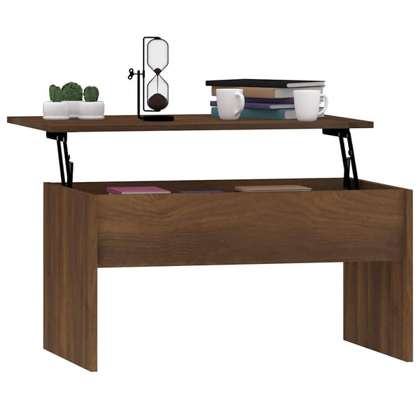 Couchtisch Braun Eichen-Optik 80x50,5 cm