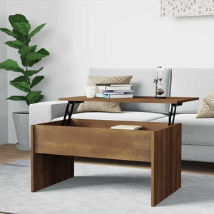 Couchtisch Braun Eichen-Optik 80x50,5 cm