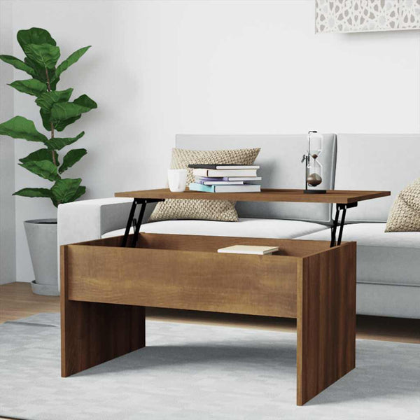 Couchtisch Braun Eichen-Optik 80x50,5 cm