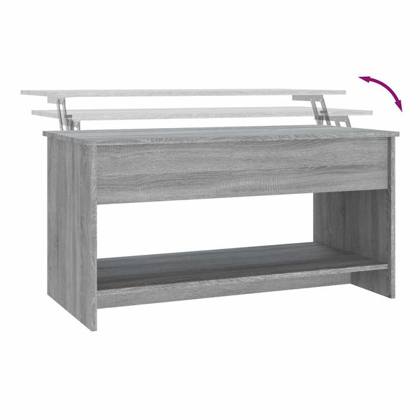 Couchtisch Grau Sonoma 102x50 cm