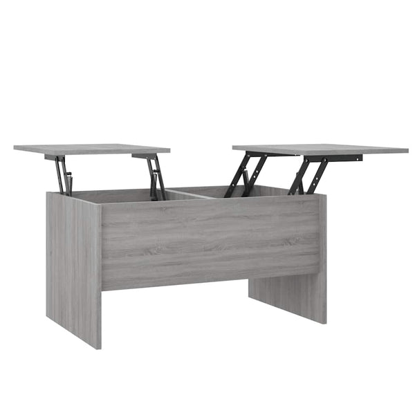 Couchtisch Grau Sonoma 80x50 cm