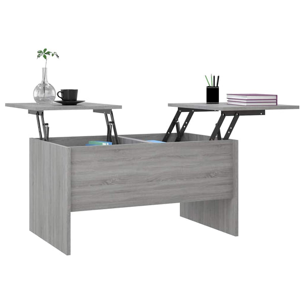 Couchtisch Grau Sonoma 80x50 cm