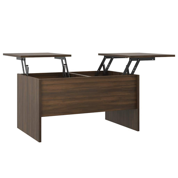 Couchtisch Braun Eichen-Optik 80x50 cm