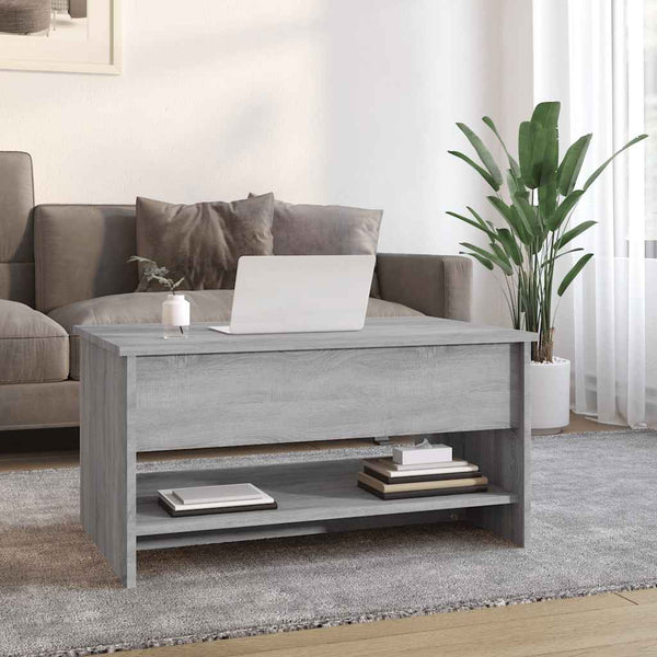 Couchtisch Grau Sonoma 80x50 cm