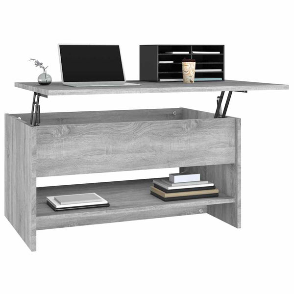 Couchtisch Grau Sonoma 80x50 cm