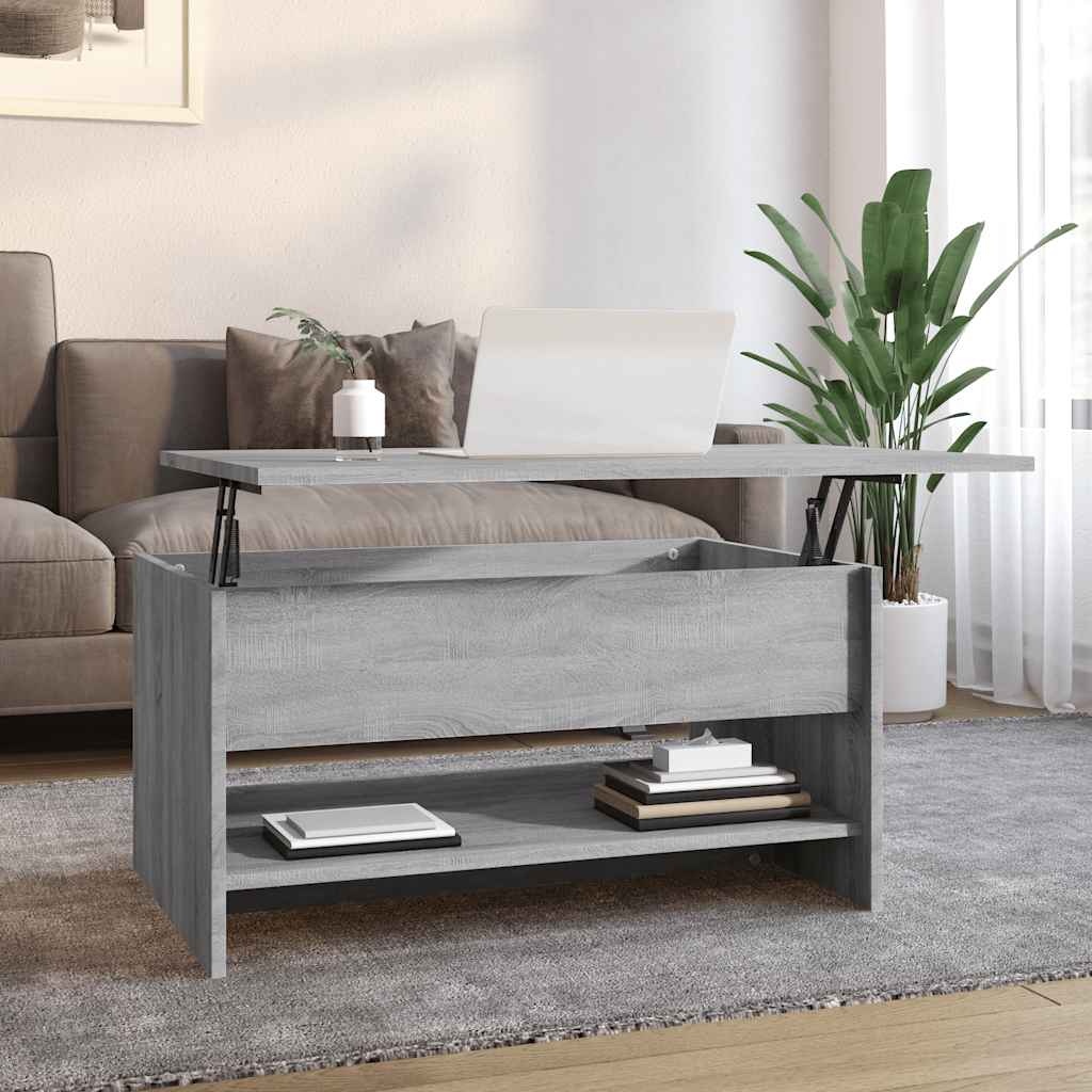 Couchtisch Grau Sonoma 80x50 cm