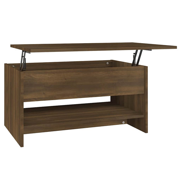 Couchtisch Braun Eichenoptik 80x50 cm