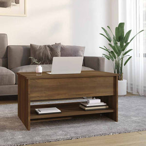 Couchtisch Braun Eichenoptik 80x50 cm