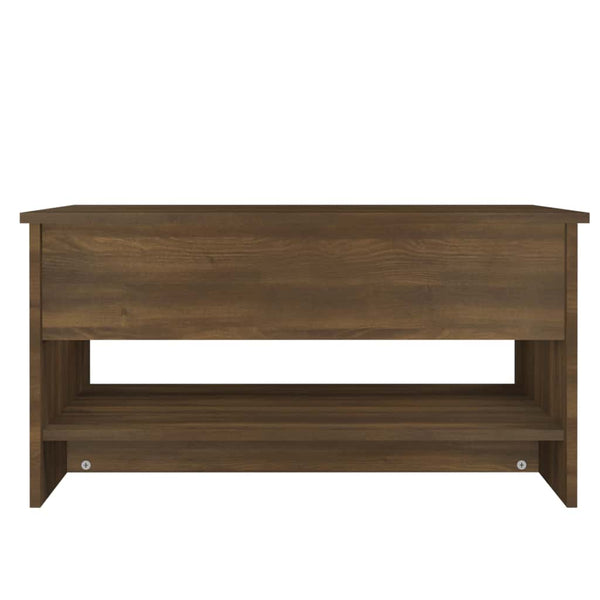 Couchtisch Braun Eichenoptik 80x50 cm