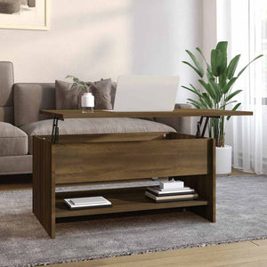 Couchtisch Braun Eichenoptik 80x50 cm