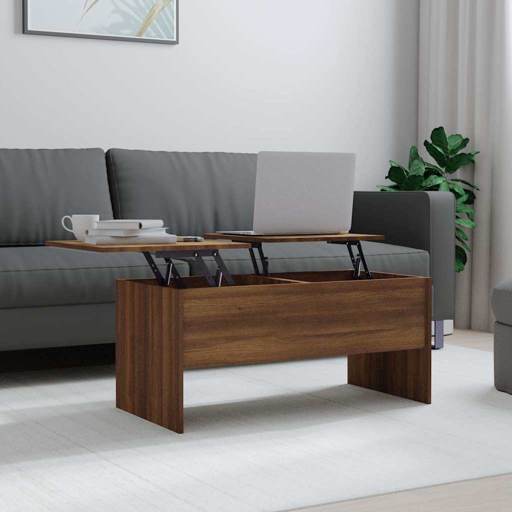 Couchtisch Eichenoptik Braun 102x50,5 cm