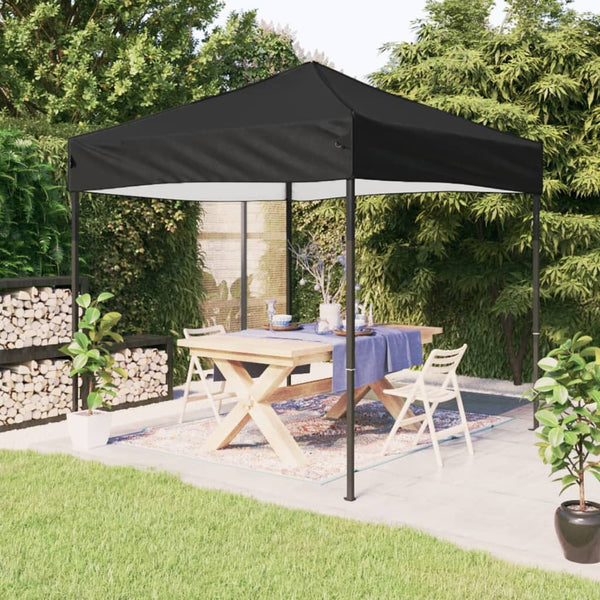 Schwarzes Faltbares Partyzelt 2x2 m