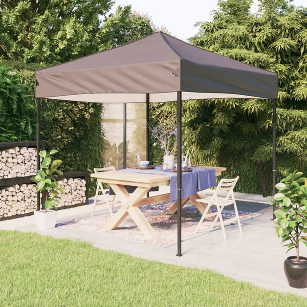 Faltbares Partyzelt Taupe 2x2 m
