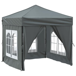 Faltbares Partyzelt Anthrazit 2x2 m