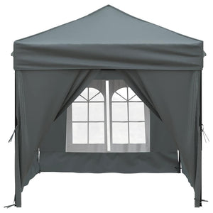 Faltbares Partyzelt Anthrazit 2x2 m