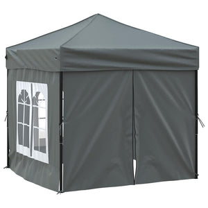 Faltbares Partyzelt Anthrazit 2x2 m