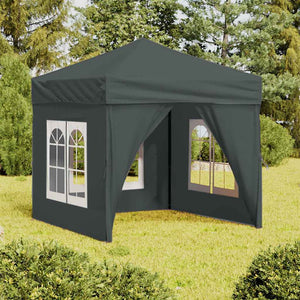 Faltbares Partyzelt Anthrazit 2x2 m