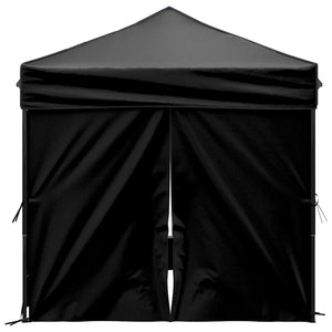 Faltbares Partyzelt Schwarz 2x2 m
