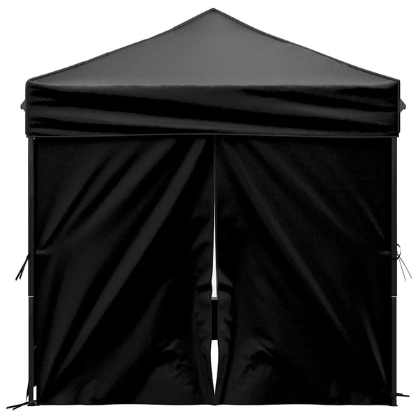 Faltbares Partyzelt Schwarz 2x2 m