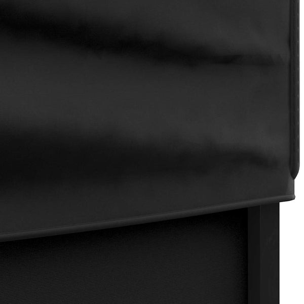 Faltbares Partyzelt Schwarz 2x2 m