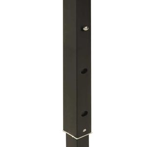 Faltbares Partyzelt Schwarz 2x2 m