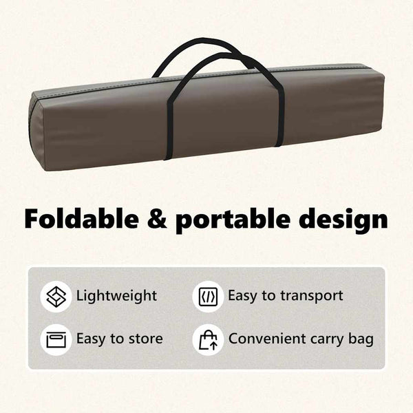 vidaXL Tente de réception pliable avec parois latérales Taupe 2x2 m