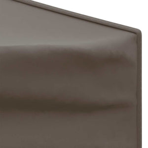 vidaXL Tente de réception pliable avec parois latérales Taupe 2x2 m