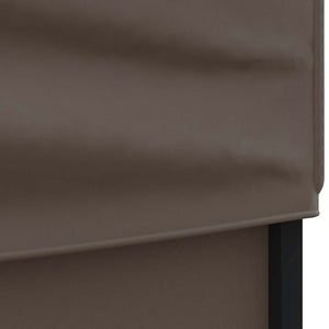 vidaXL Tente de réception pliable avec parois latérales Taupe 2x2 m