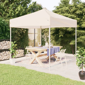 Creme Faltbares Partyzelt 3x3 m