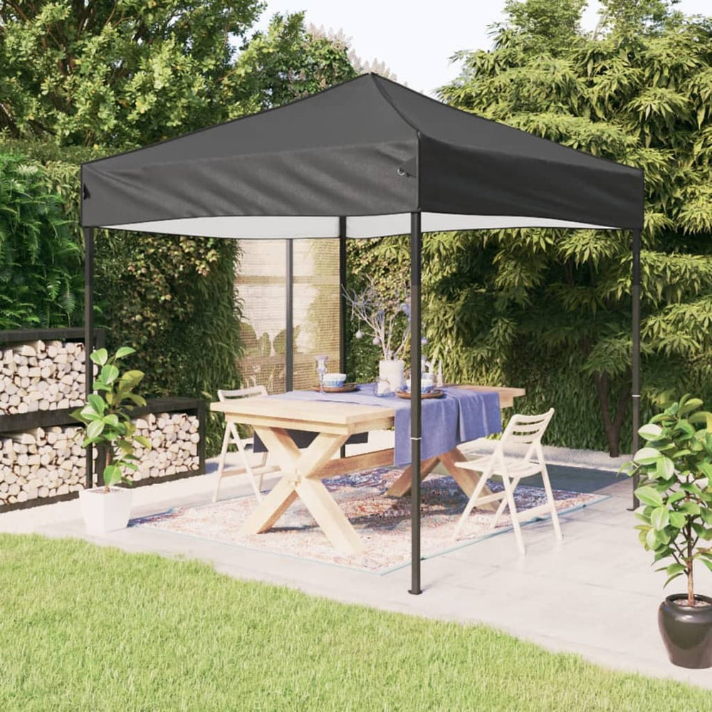 Faltbares Partyzelt Anthrazit 3x3 m