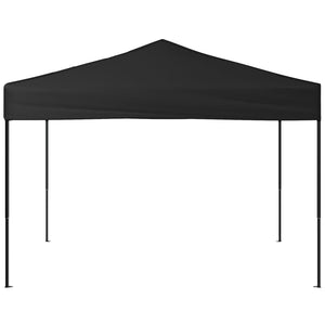 Faltbares Partyzelt Schwarz 3x3 m