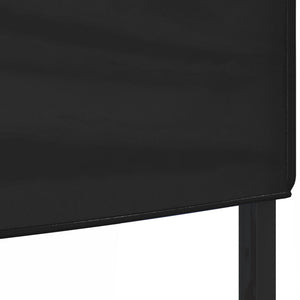 Faltbares Partyzelt Schwarz 3x3 m