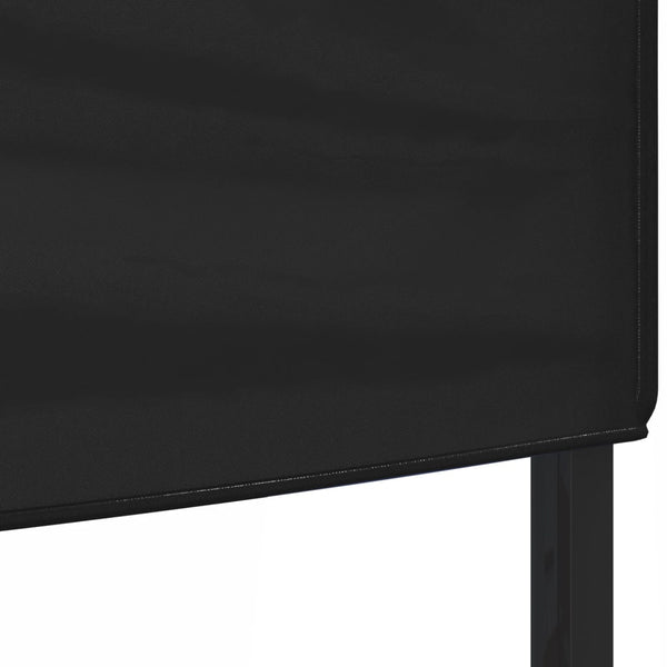 Faltbares Partyzelt Schwarz 3x3 m