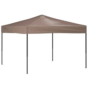 3x3 m Faltbares Partyzelt Taupe