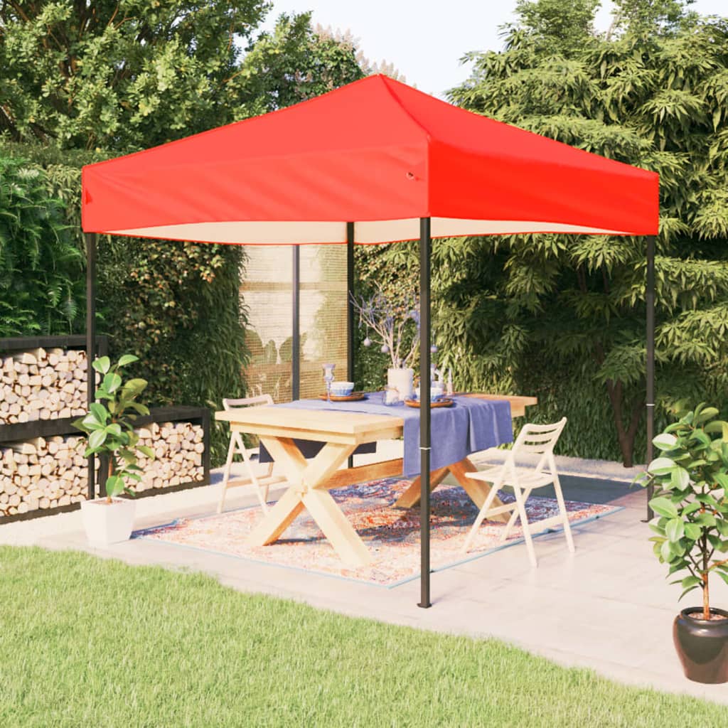Rotes Faltbares Partyzelt 3x3 m