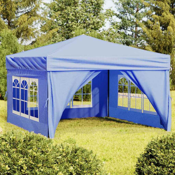 Blaues Faltbares Partyzelt 3x3 m