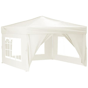 Creme Faltbares Partyzelt 3x3 m