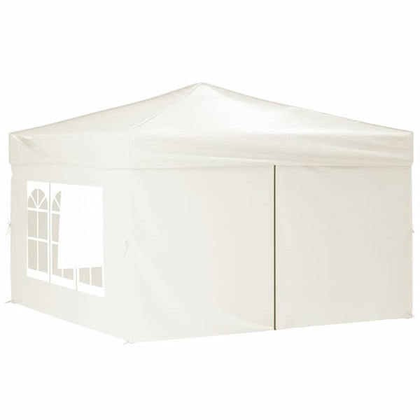Creme Faltbares Partyzelt 3x3 m