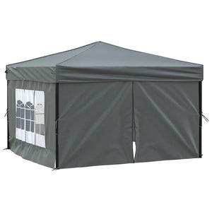 Faltbares Partyzelt Anthrazit 3x3 m