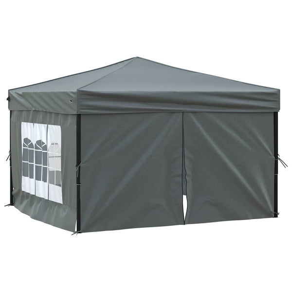 Faltbares Partyzelt Anthrazit 3x3 m