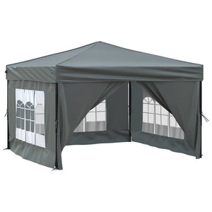 Faltbares Partyzelt Anthrazit 3x3 m