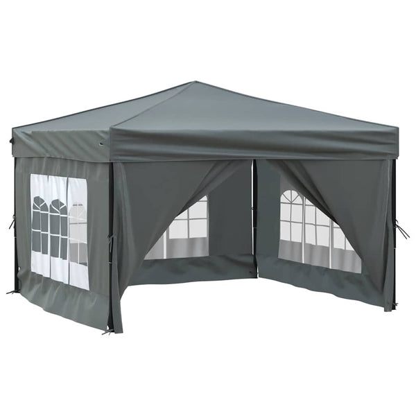 Faltbares Partyzelt Anthrazit 3x3 m