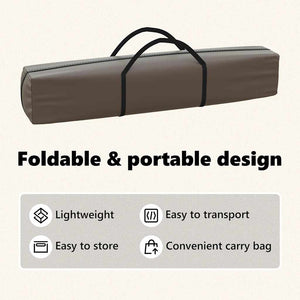 vidaXL Tente de réception pliable avec parois latérales taupe 3x3 m