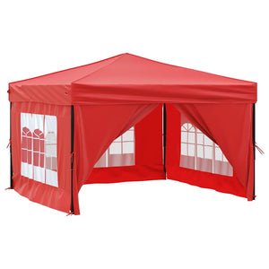 Rotes Faltbares Partyzelt 3x3 m
