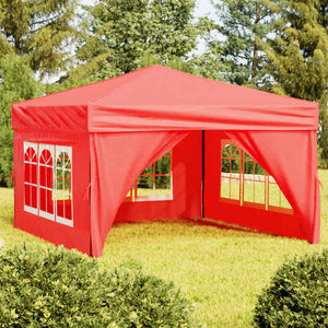 Rotes Faltbares Partyzelt 3x3 m