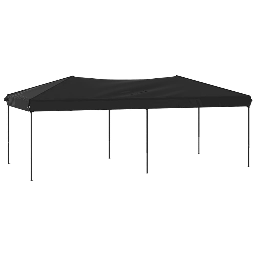 Faltbares Partyzelt Schwarz 3x6 m